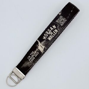 Official Morgan Wallen concert wristband keychain wristlet